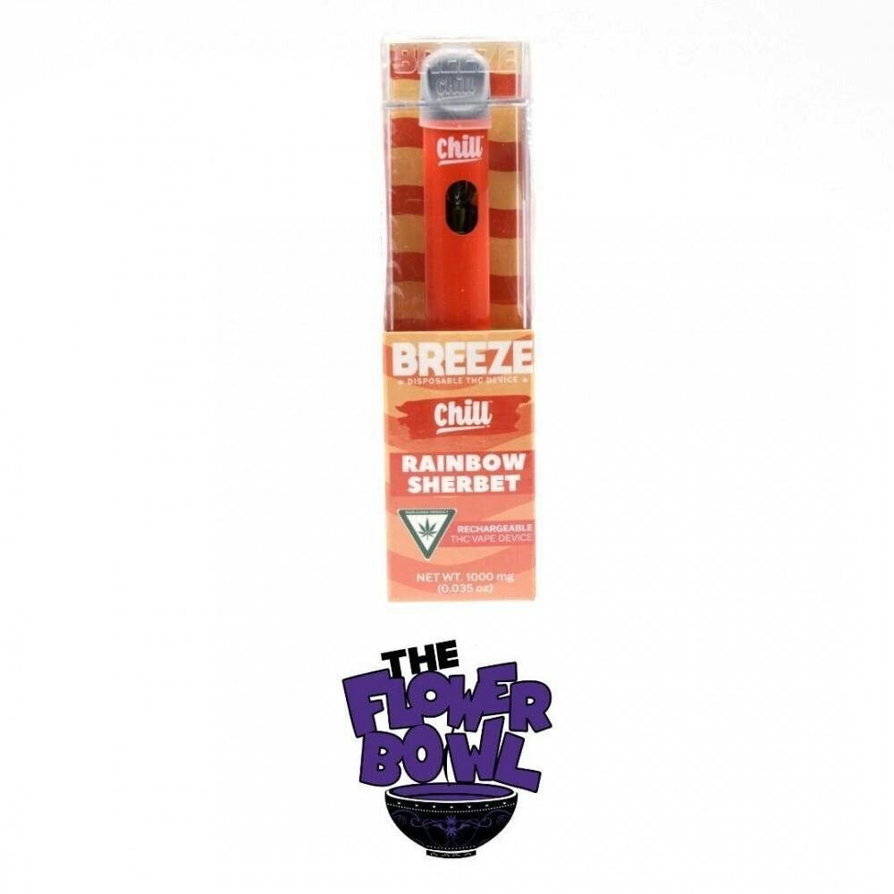 AU Breeze Chill Disposable Vape 1g - Rainbow Sherbet| 5/$100