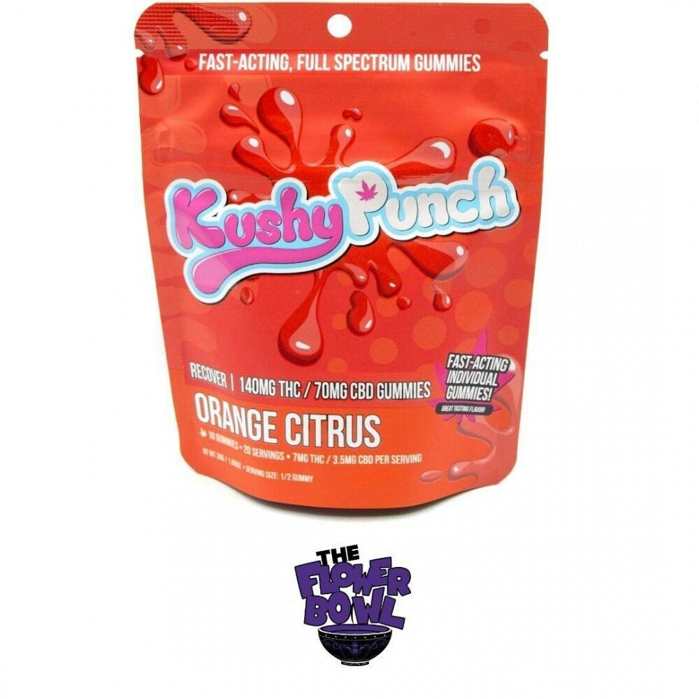 AU Kushy Punch Gummies 200mg - Orange Citrus | 4/$20