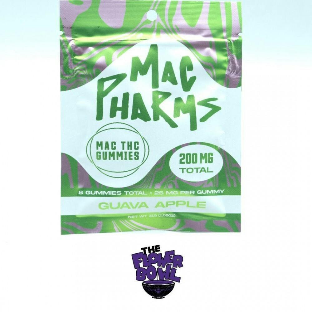 AU Mac Pharms Gummies 200mg - Guava Apple | 6/$30