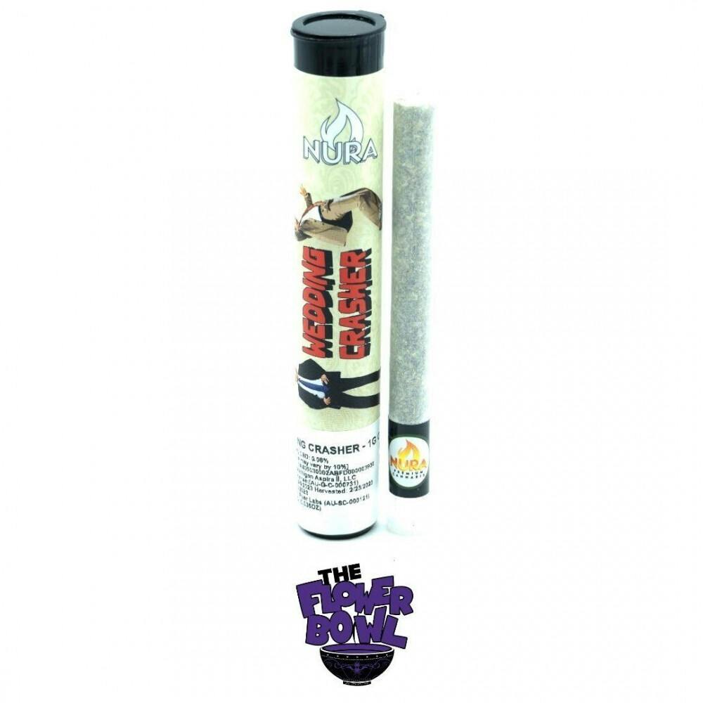 AU Wedding Crasher Glass Tip Preroll 1g | 5/$30