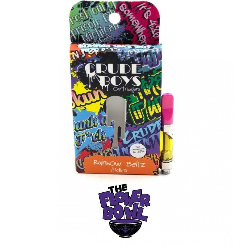 AU Crude Boys 1g Cartridge - Rainbow Beltz | 15/$100
