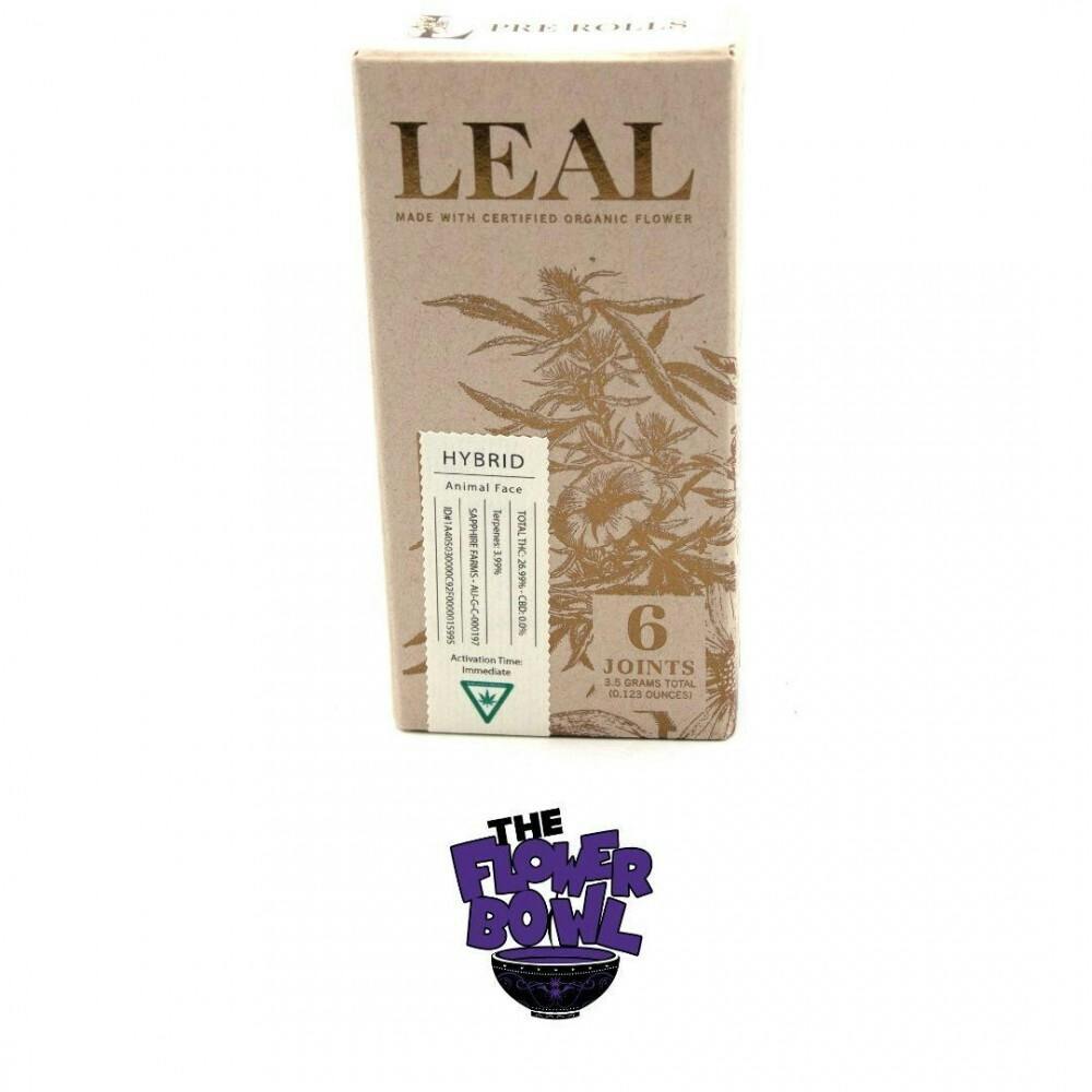 AU Leal Certified Kind 3.5g pack (6) - Animal Face