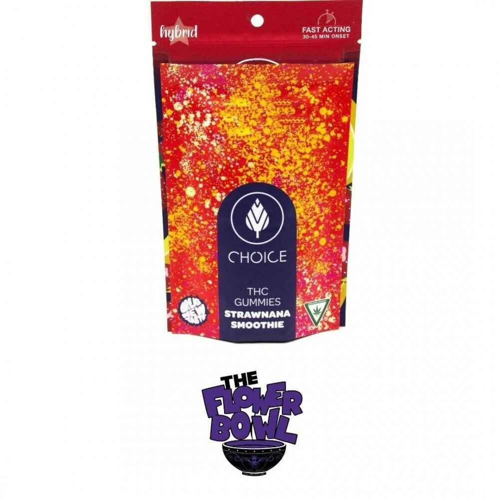 AU Choice Chews 100mg - Sour Strawnana Smoothie | 10/$30