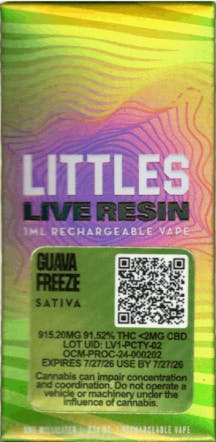 Guava Freeze | Live Resin Disposable | 1 mL