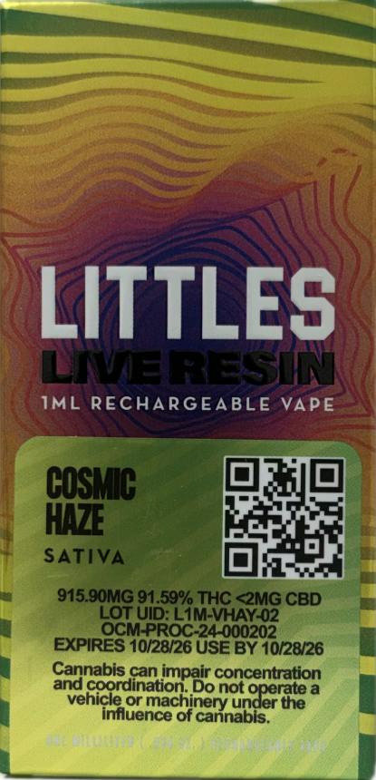 Littles - Cosmic Haze - 1g Live Resin Disposable