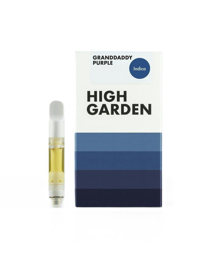 High Garden - Granddaddy Purple - 1ml Live Resin Cart