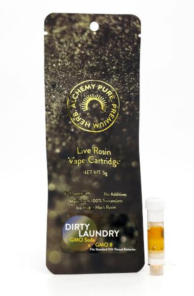 Alchemy Pure - Dirty Laundry - 0.5g Live Rosin Cartridges