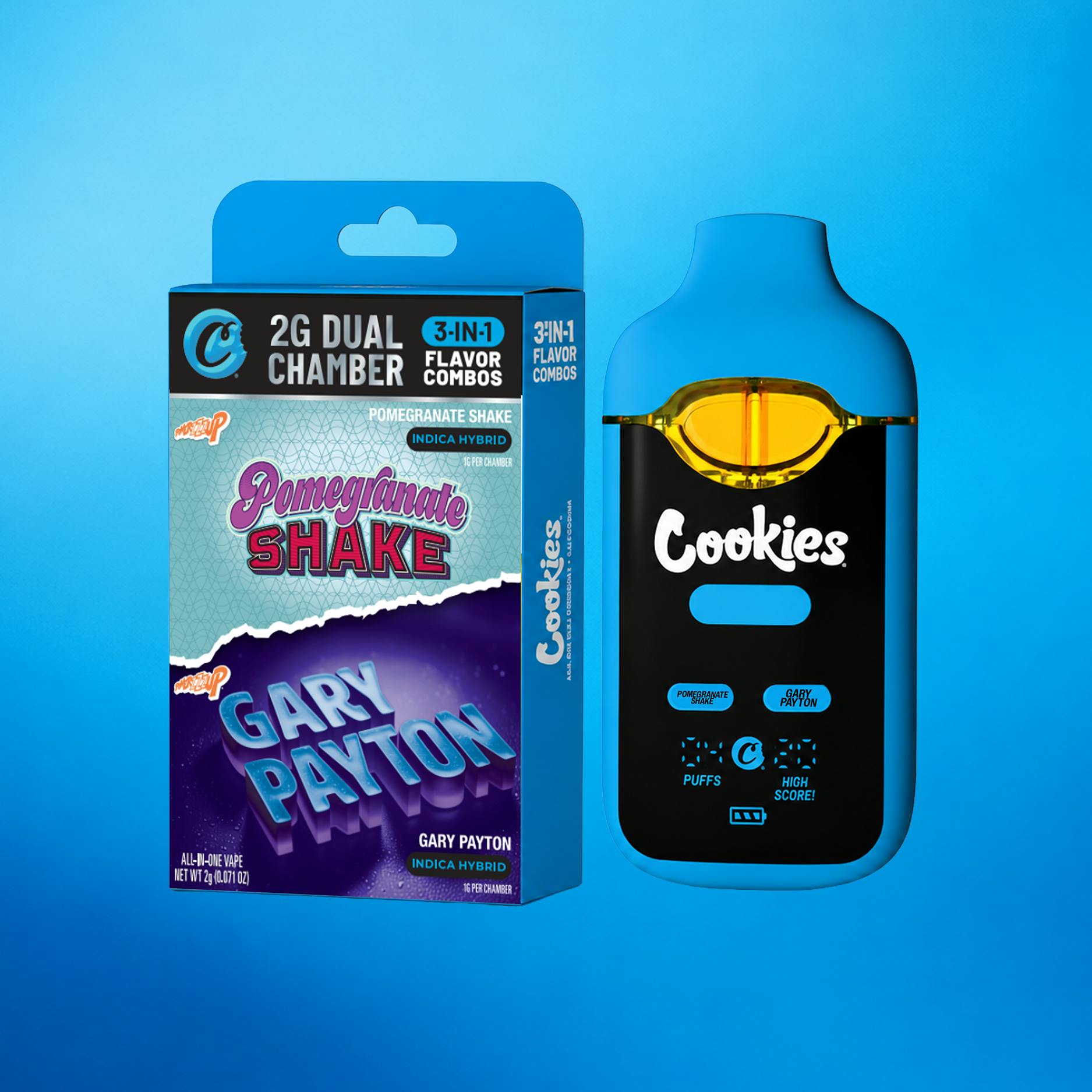 Cookies - Gary Payton x Pomegranate Shake - 2g Dual Chamber