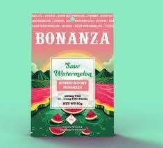 BONANZA-Boosted Gummies-Watermelon Indica at Blazed Cannabis