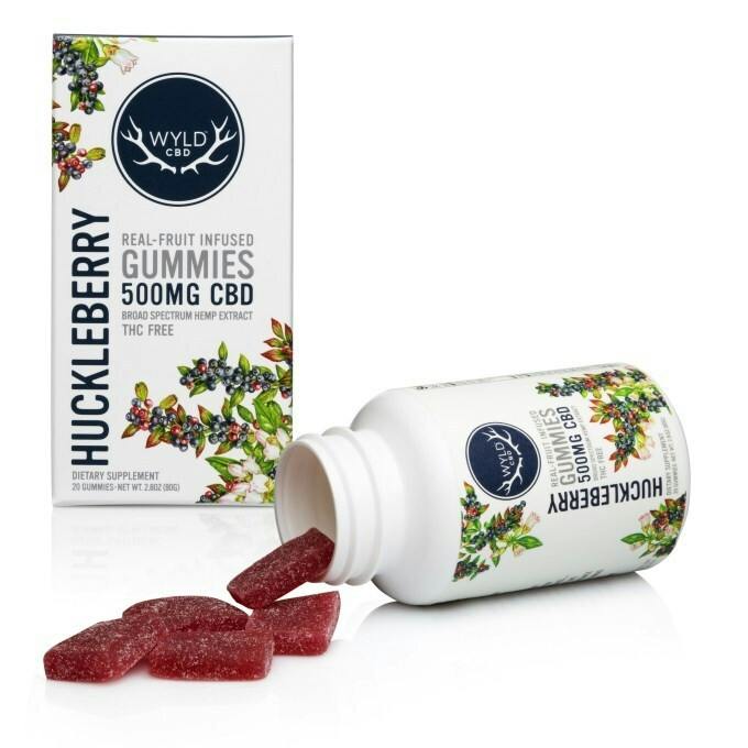 Wyld CBD - Huckleberry CBD Gummies (500mg)