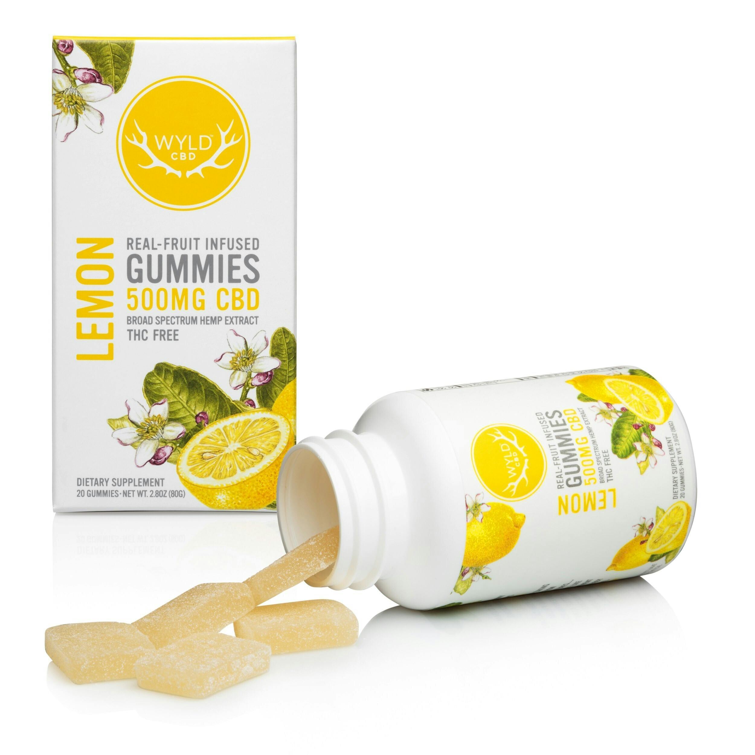 Wyld CBD - Lemon CBD Gummies (500mg)