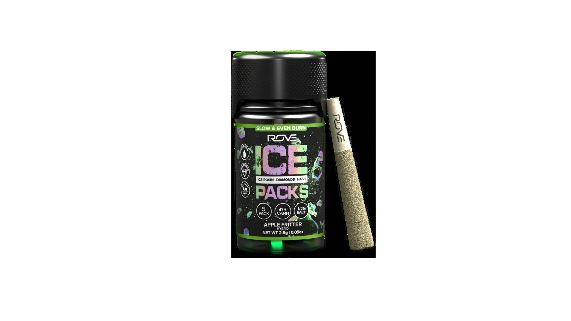 Rove - Apple Fritter Ice Packs 3pk Infused Prerolls (1.5g) *NOT REDEEMABLE*