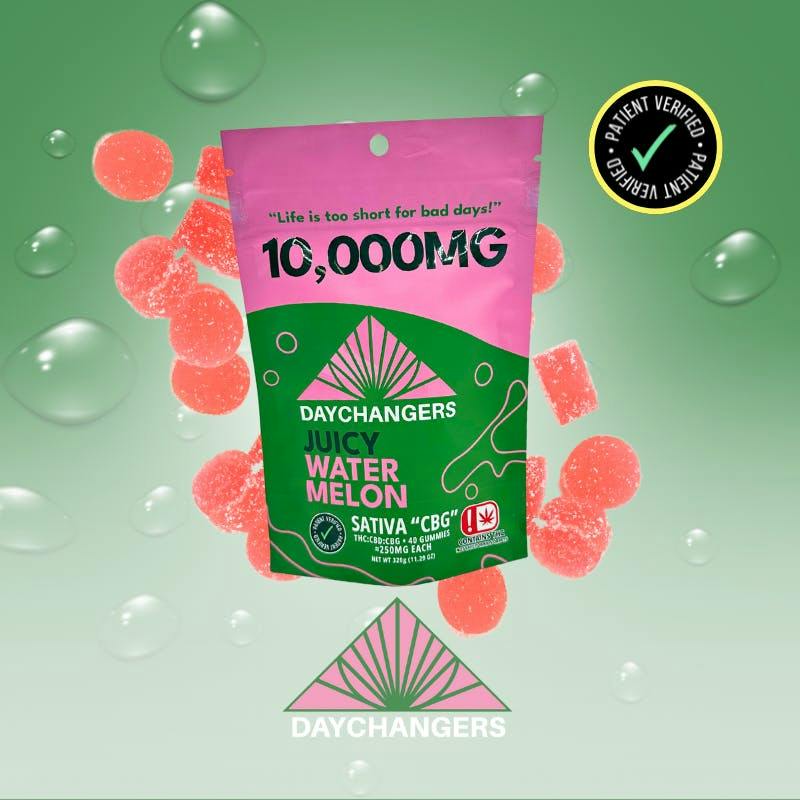 Juicy Watermelon - 10,000MG Daychanger Gummies
