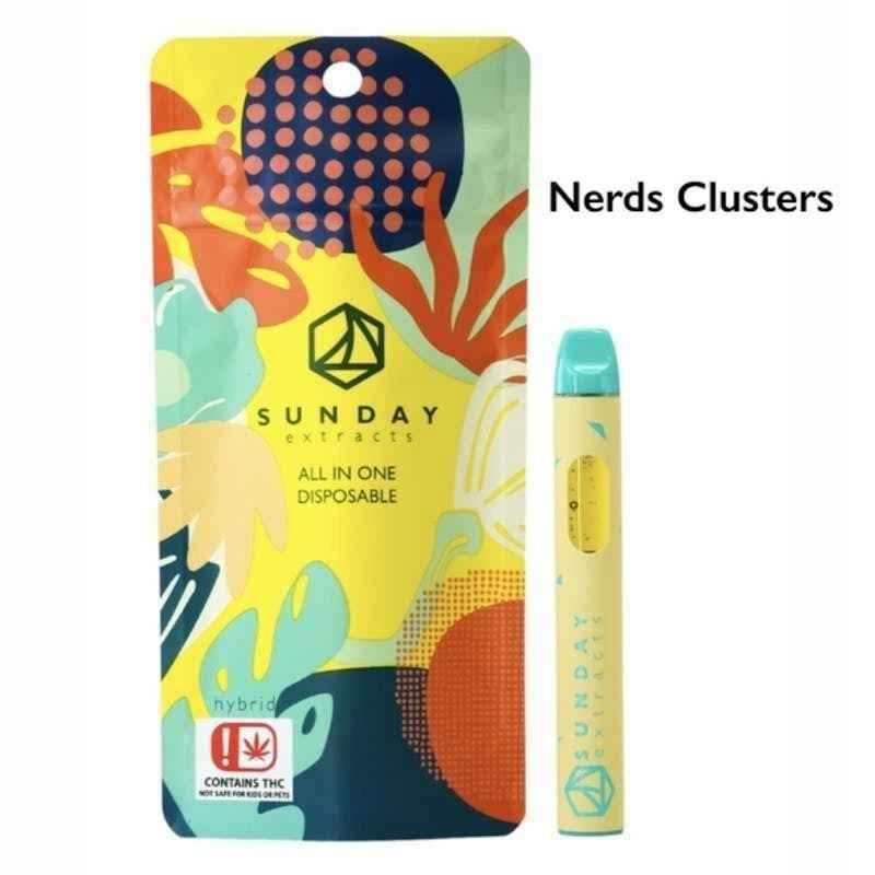Nerds Clusters - 2G Sunday Distillate Disposable