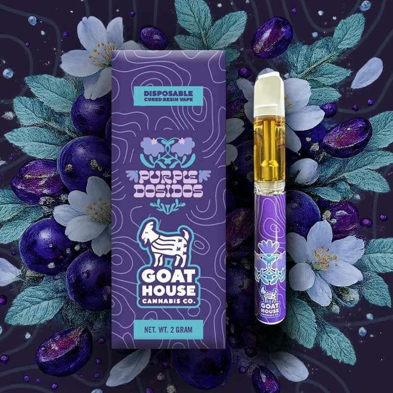 Purple Dosidos - 2G Goat Disposable