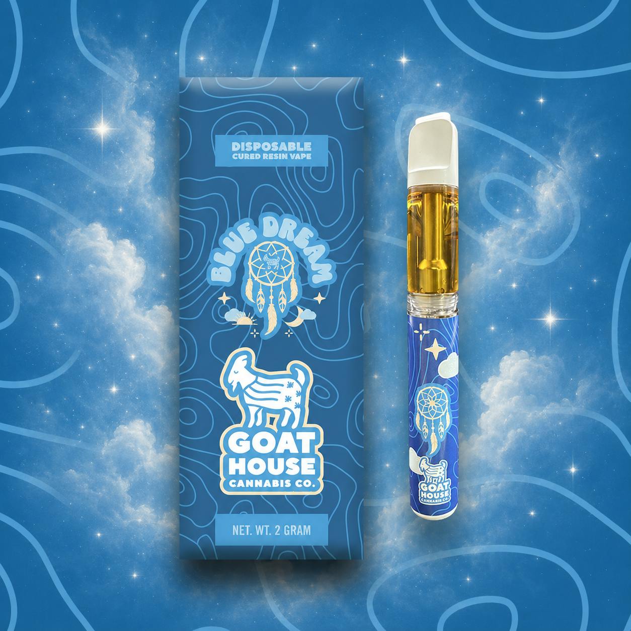 Blue Dream - 2G Goat Disposable
