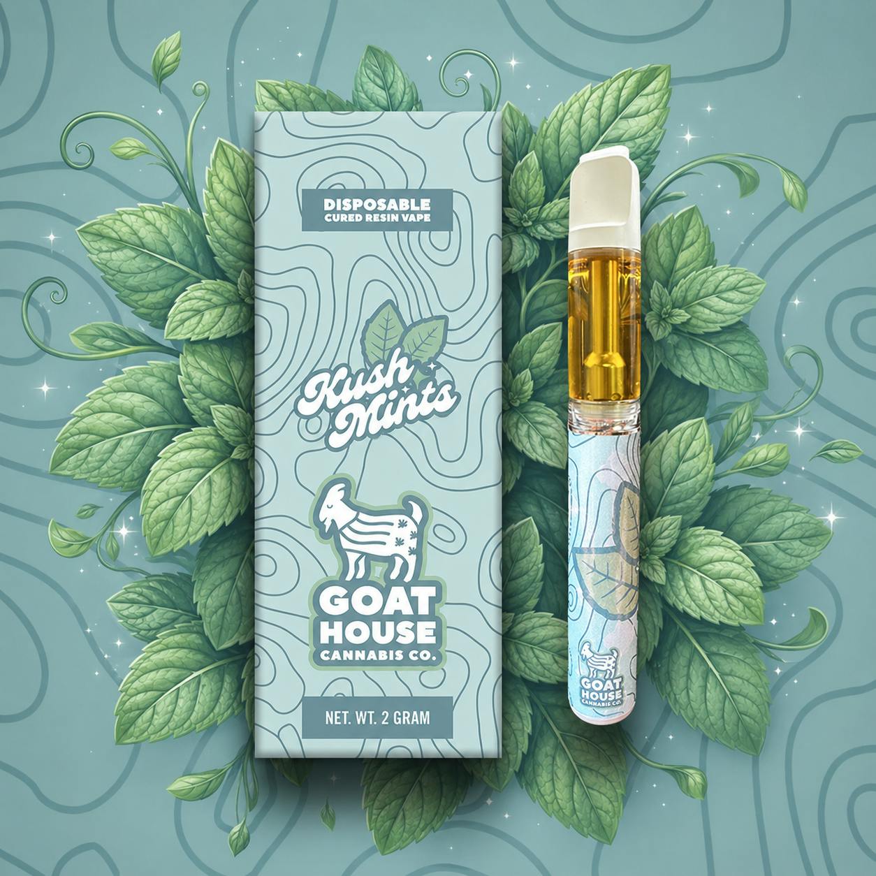 Kush Mints - 2G Goat Disposable
