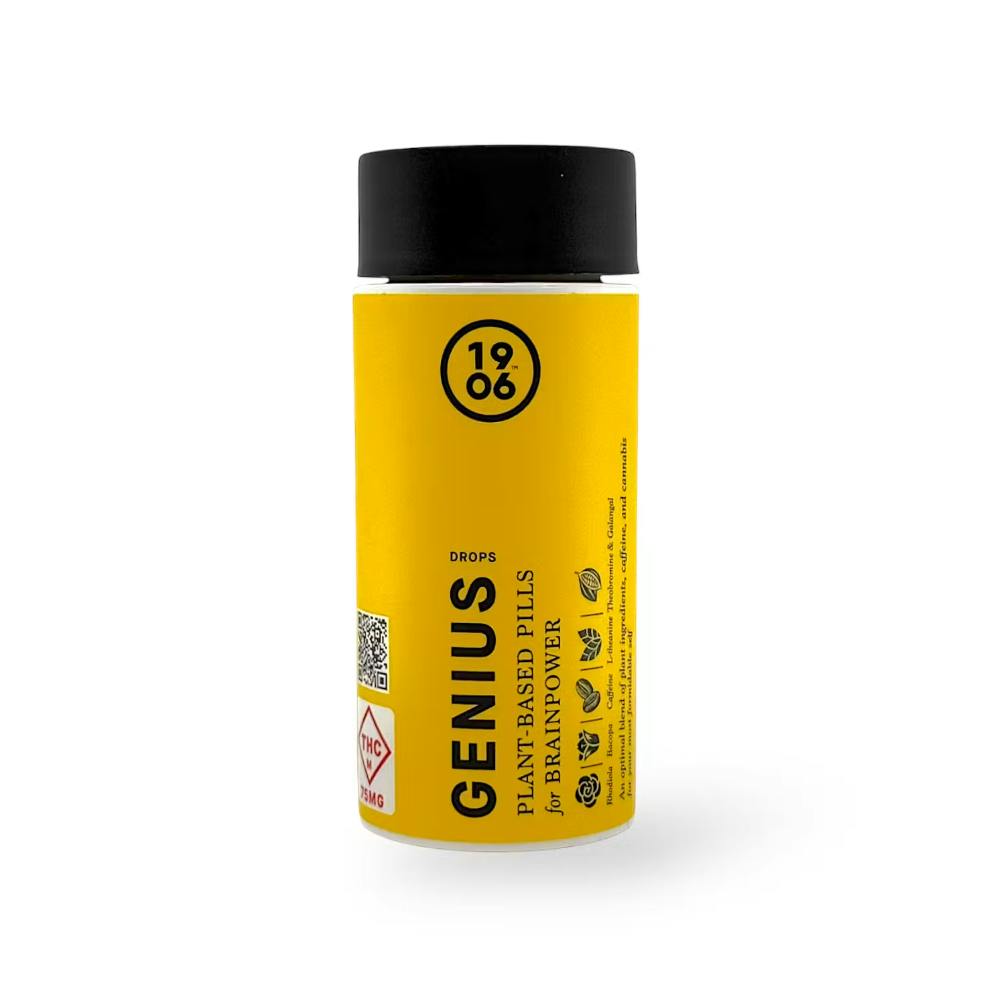 Genius Drops - 75mg 1906 THC Capsules