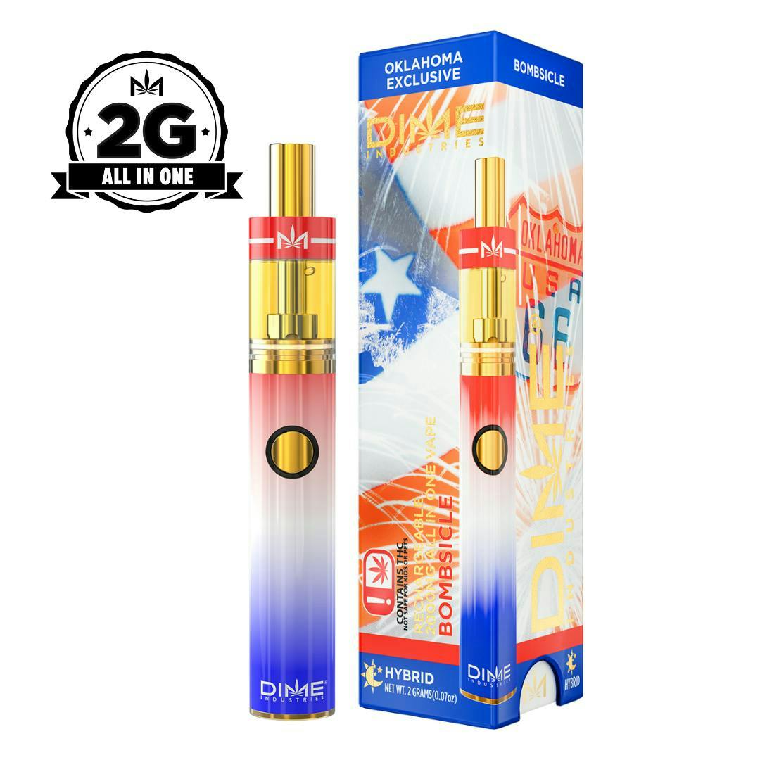 Bombsicle - 2G Dime Distillate Disposable