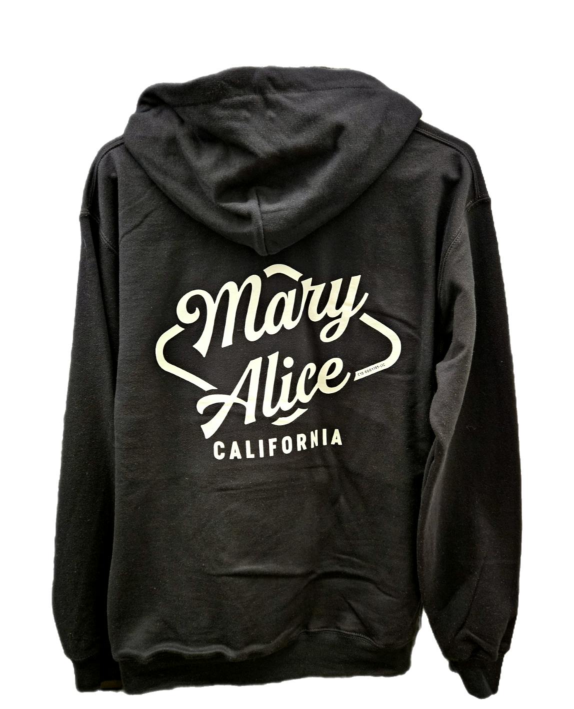 MARY ALICE - Apparel - Black & White Hoodie