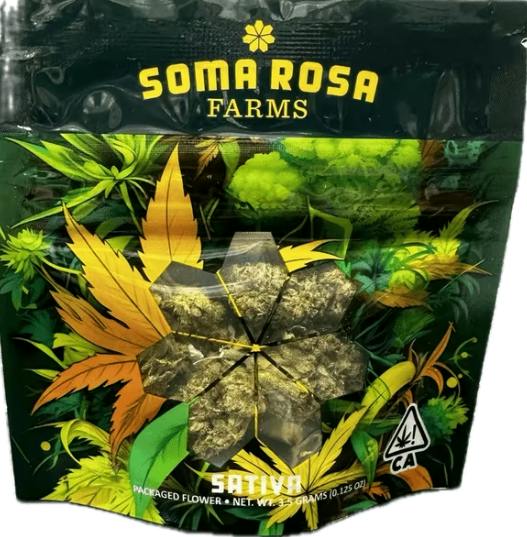 SOMA ROSA - Flower - Lemon Bean - Sativa - 3.5G