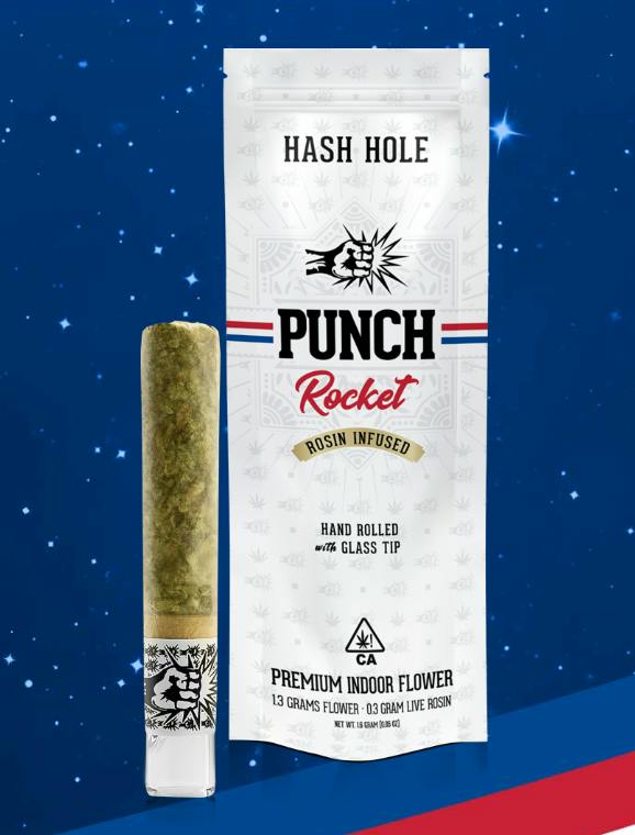 PUNCH - Infused Preroll - Rocket - Doo-Ye x Banana Starfruit - True Classic - Rosin Infused - 1.6G