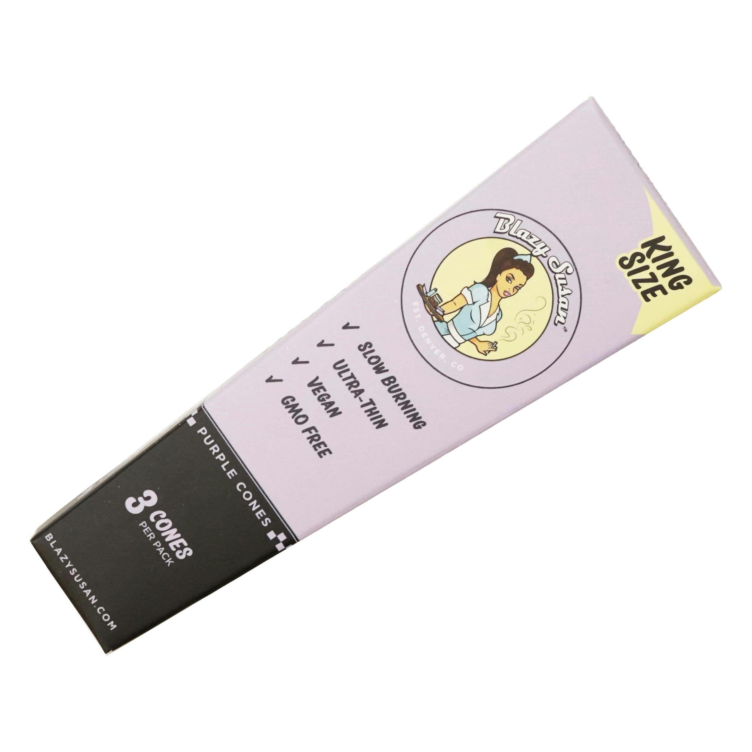 King Size Purple Cones 3pk