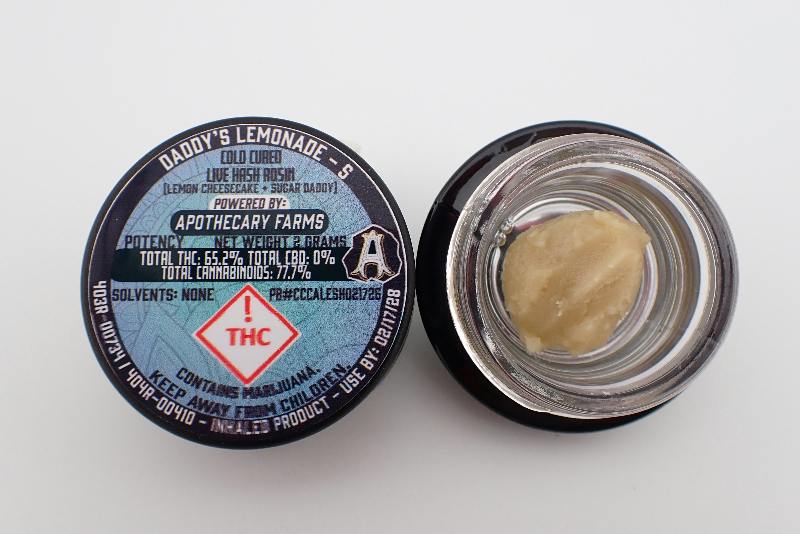 Daddy's Lemonade Live Hash Rosin - S 2G