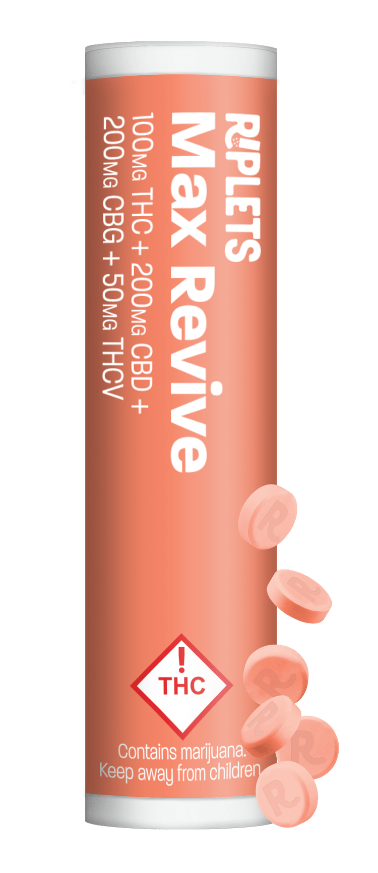 Ripple - Max Revive - Riplets 100mg THC| 200mg CBD| 200mg CBG| 50THCv