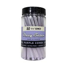 Ultra Thin 98mm Cones - Purple - 50ct