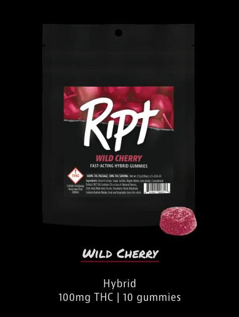 Ript - Wild Cherry Gummies 100mg