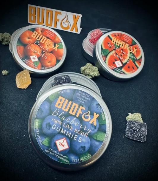 Bud Fox - Watermelon Live Resin Gummies - 100mg