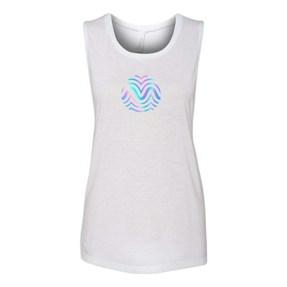 Holographic w/ the Flow - White [L]
