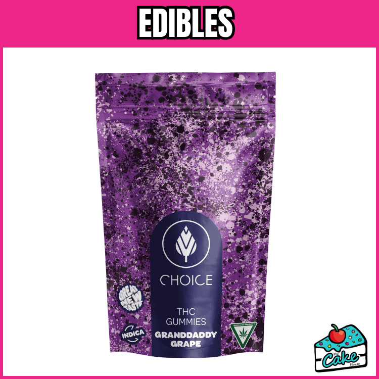 CHOICE 200MG GUMMIES - GRANDDADDY GRAPE