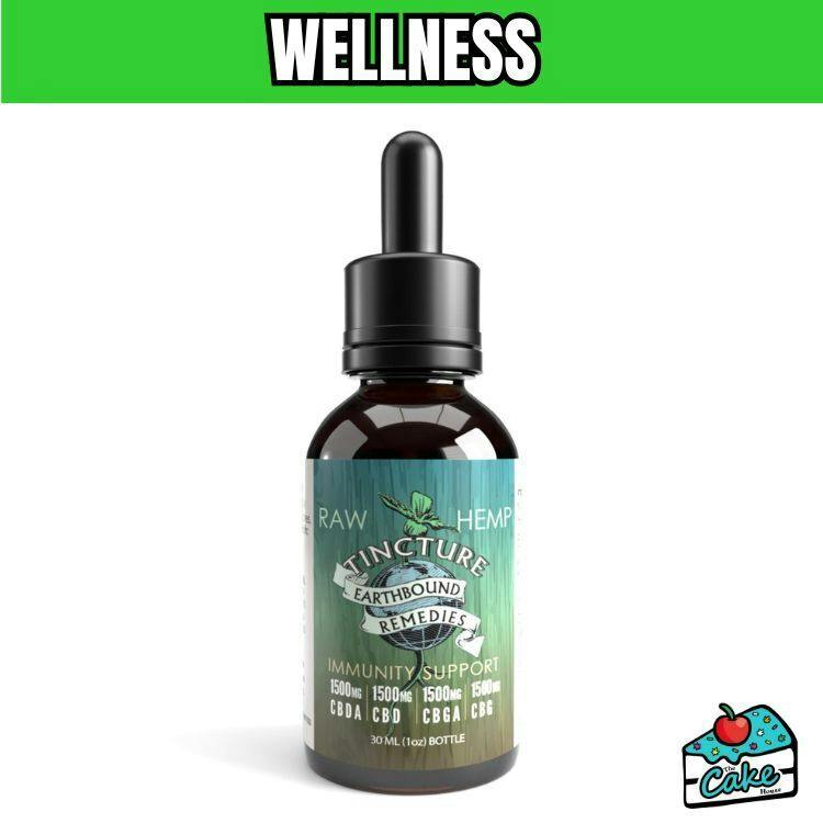 EarthBound - 6000mg Raw Hemp Immunity Blend Tincture
