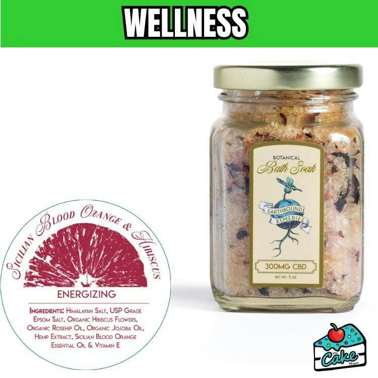 EarthBound - 300mg Blood Orange & Hibiscus Bath Soak
