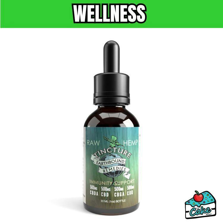 EarthBound - Raw Hemp 2000mg Immunity Support Tincture