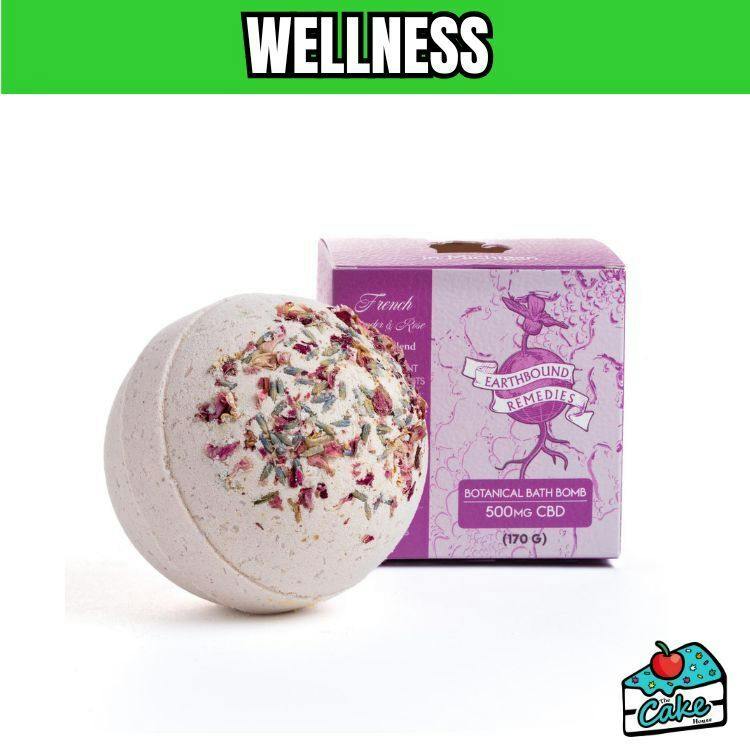 EarthBound - French Lavender & Rose Relaxing Blend Bath Bomb