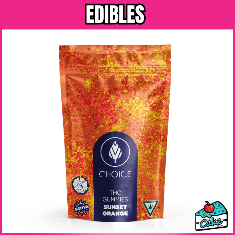 CHOICE 200MG GUMMIES 10 PACK- SUNSET ORANGE