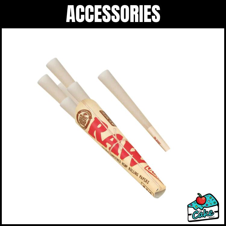 Raw Organic Hemp 1 1/4 Cones