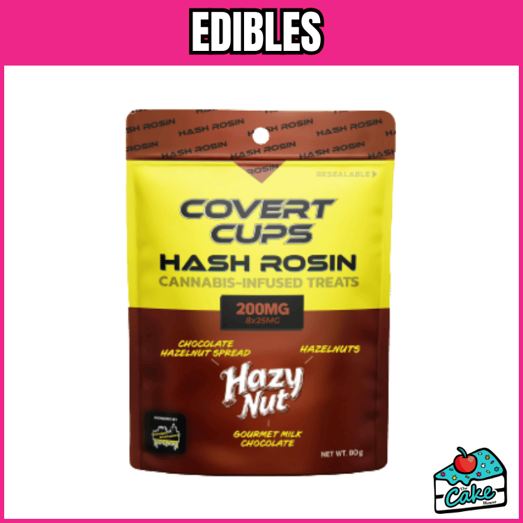 COVERT CUPS 200MG ROSIN 5 PACK - HAZY NUT