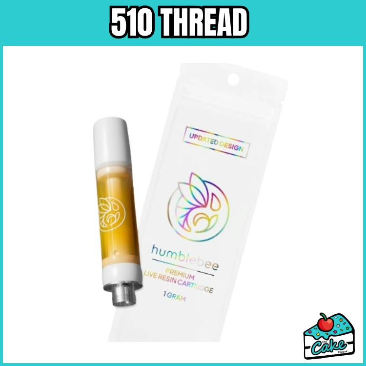 Humblebee 1g Live Resin 510 Cart - Whipped Lemons