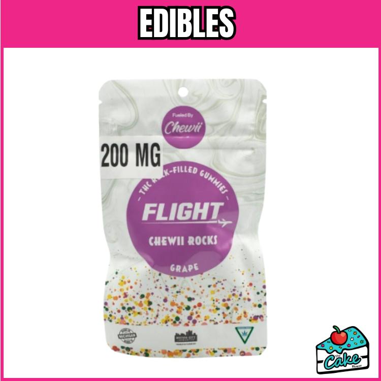 Flight Rocks 200mg Gummies 4 Pack - Grape