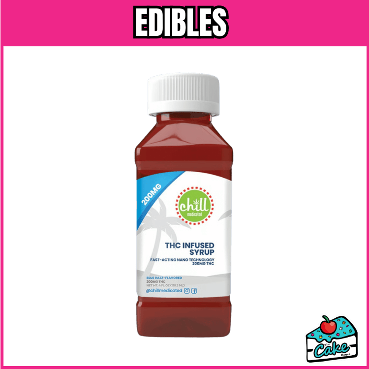 CHILL 200MG SYRUP ZERO SUGAR - BLUE RAZZ