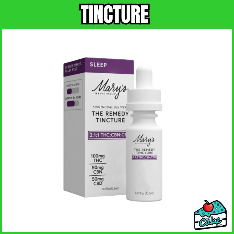 Mary's Medicinal 100mg Tincture - Remedy - 2:Cbg 2:Cbd 1:Cbn 1:Thc