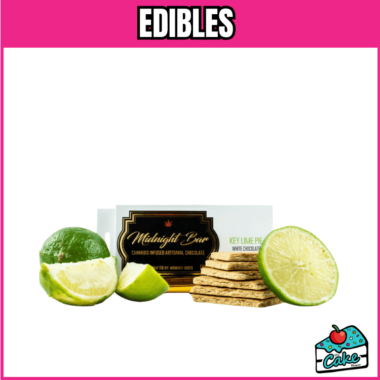MIDNIGHT ROOTS 200MG MIDNIGHT SINGLE CHOCOLATE BAR - KEY LIME PIE