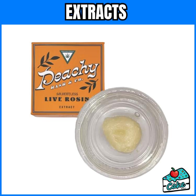 Peachy 1g Live Rosin - Zero Tolerance