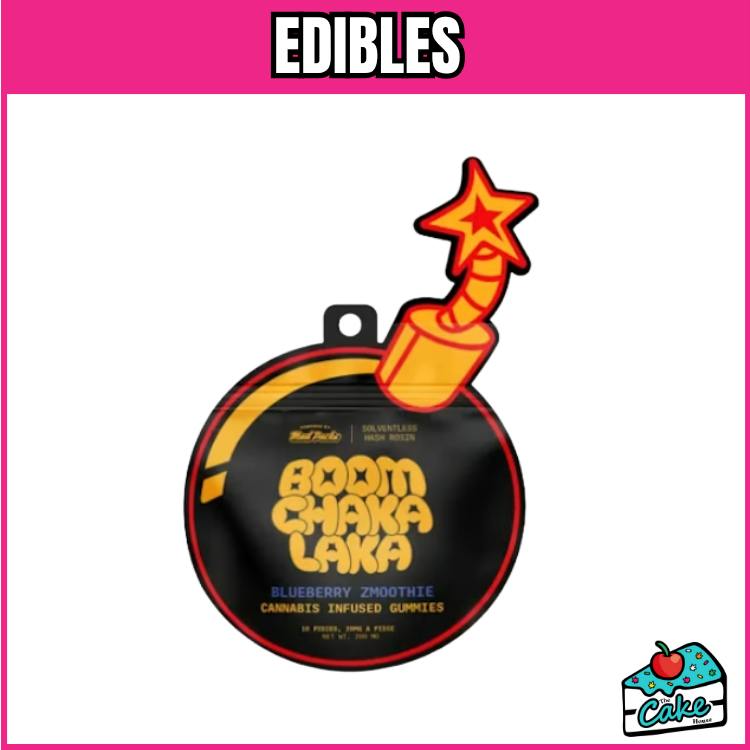 Boom Chaka Lacka 200mg Rosin Gummies - Blueberry Zmoothie