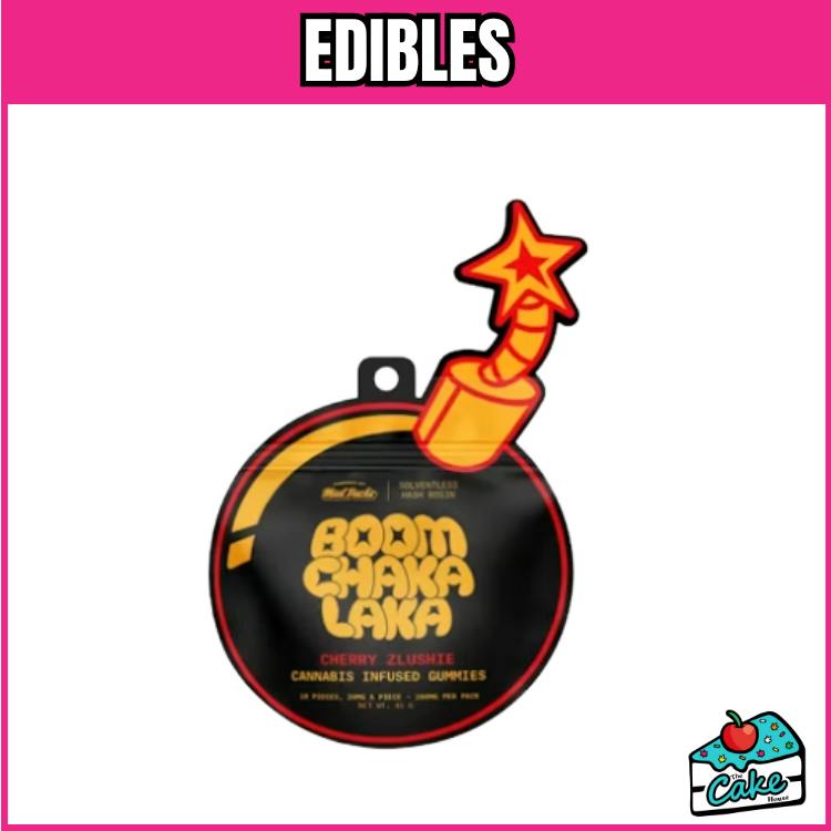 Boom Chaka Lacka 200mg Rosin Gummies - Cherry Zlushie