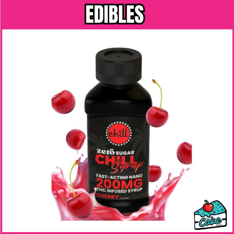 CHILL 200MG SYRUP ZERO SUGAR - CHERRY